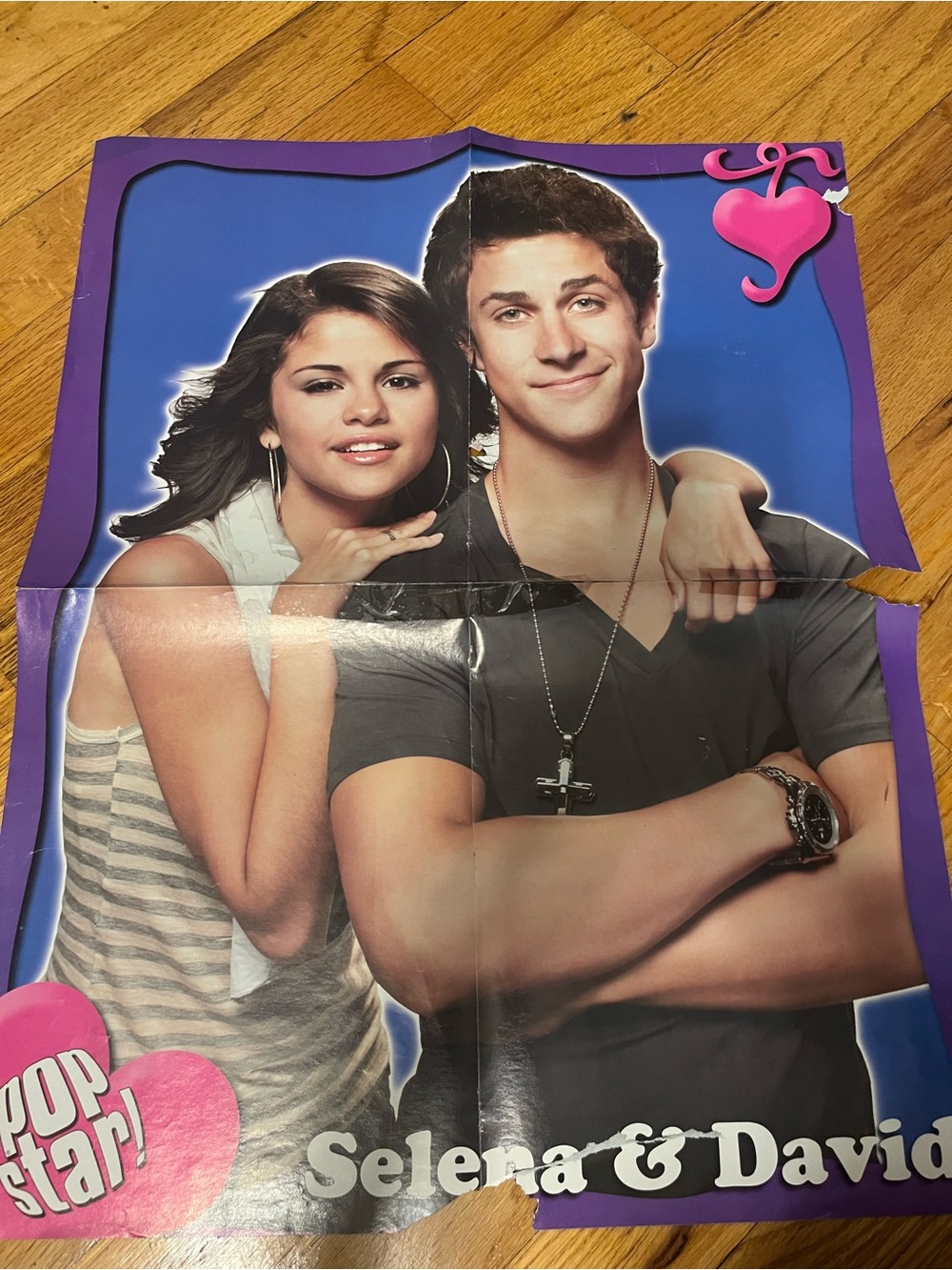 Selena Gomez & David Poster - Blue, Purple, Pink